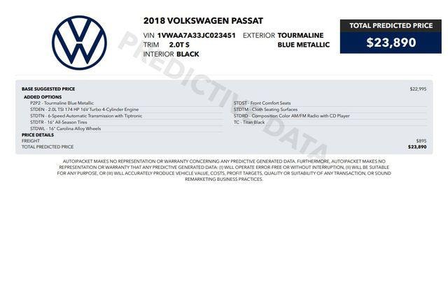 2018 Volkswagen Passat