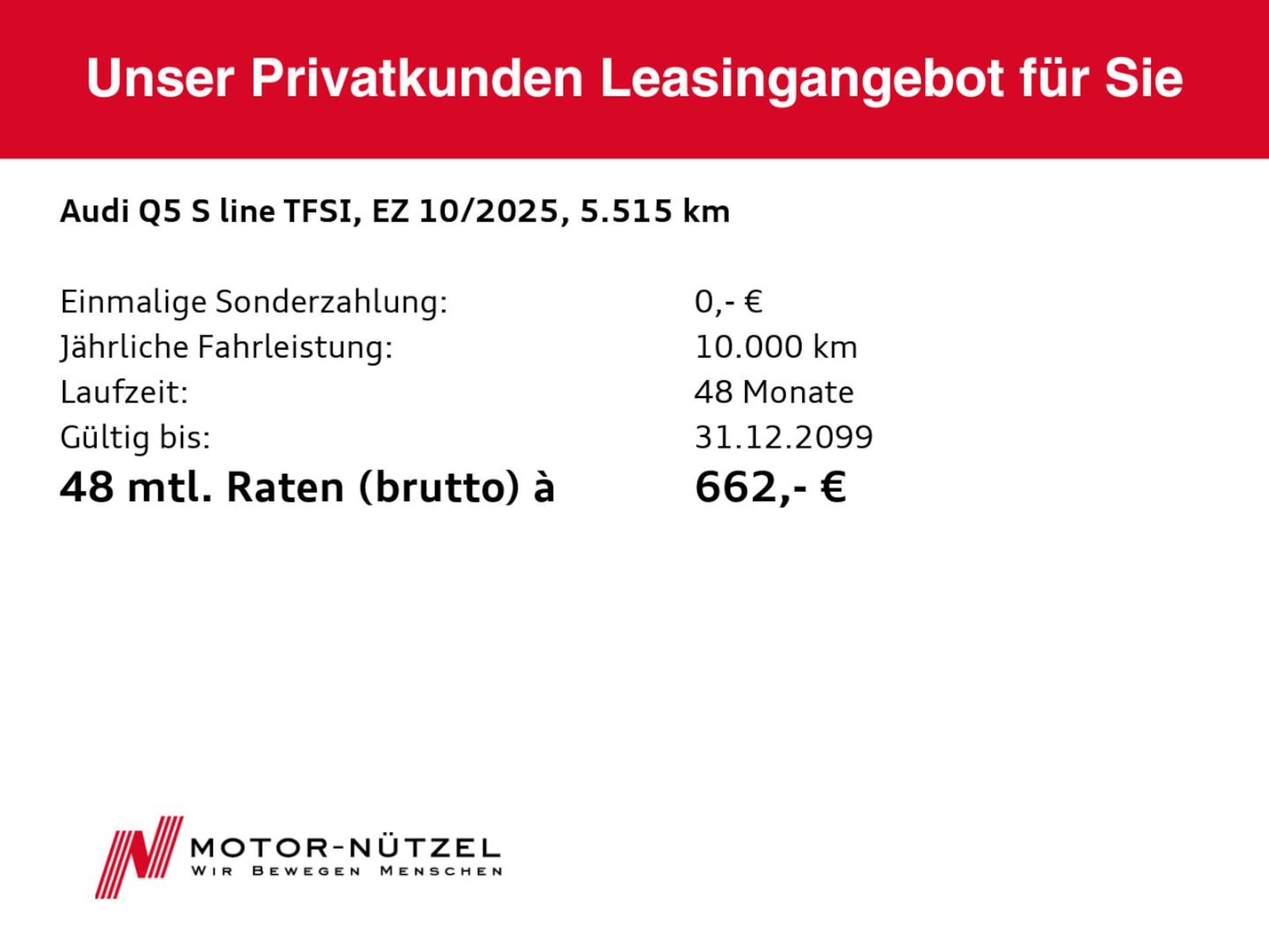 Audi Q5 SUV edition one