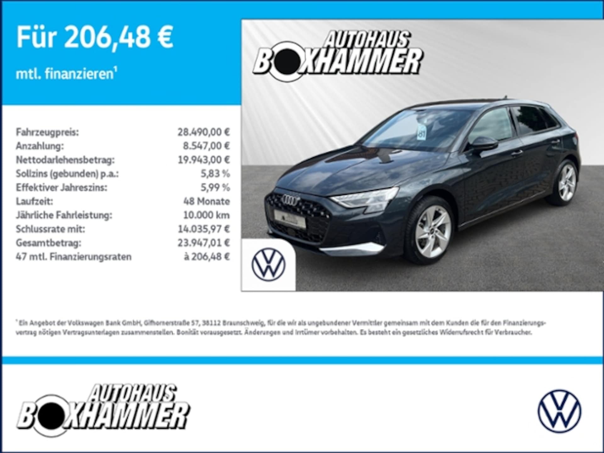 Audi A3 Sportback Advanced
