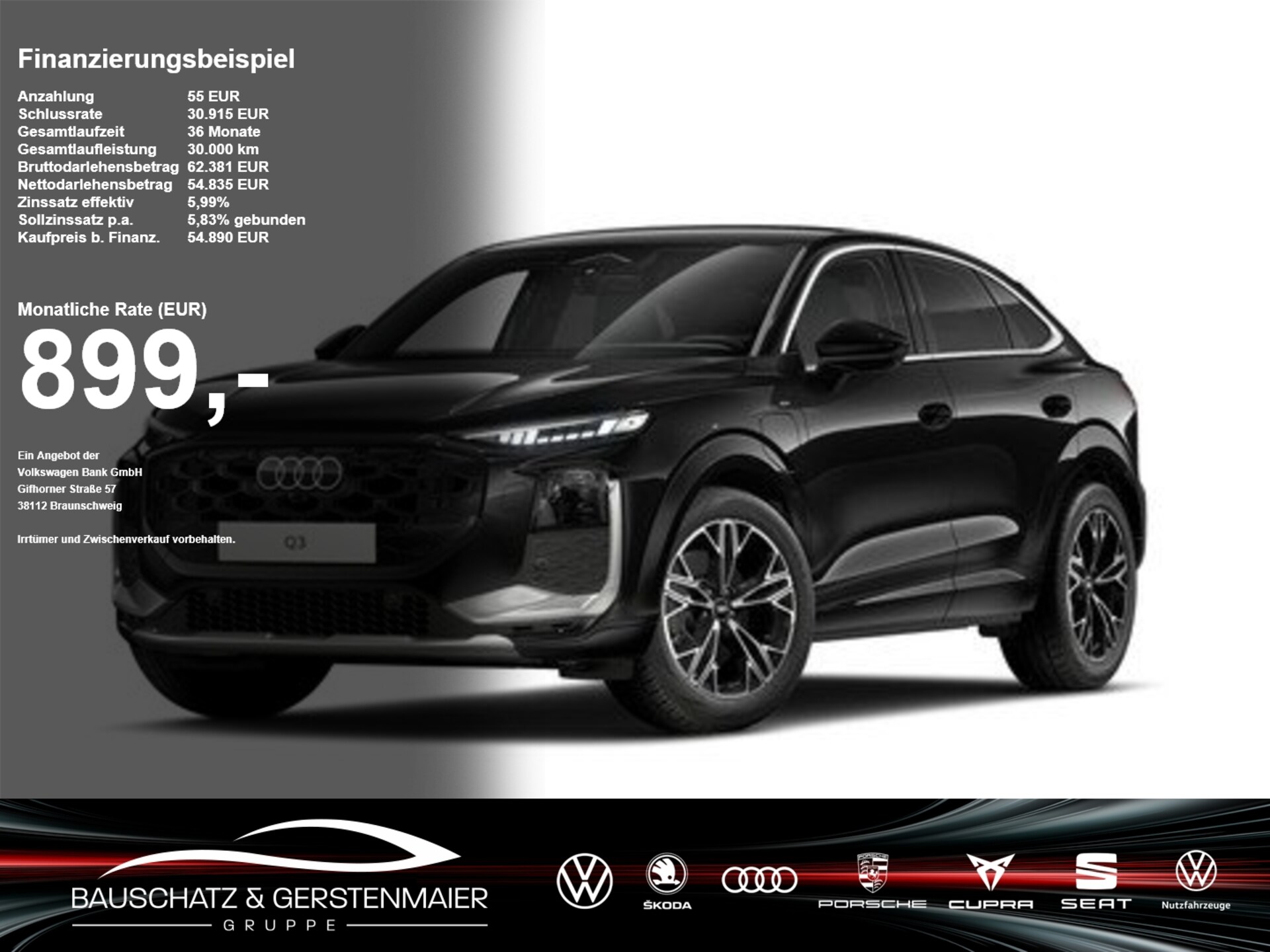 Audi Q3 Sportback e-hybrid