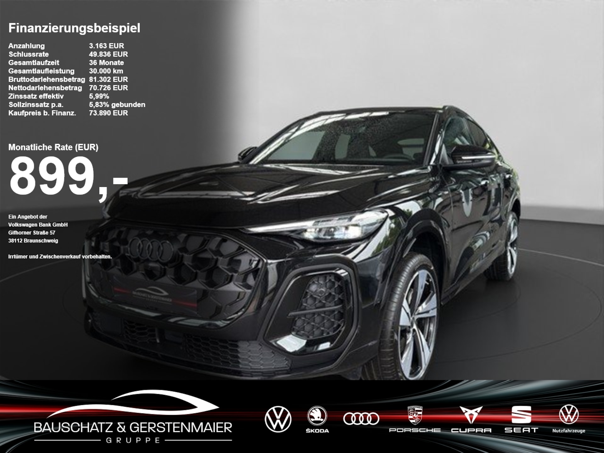 Audi Q5 Sportback edition one