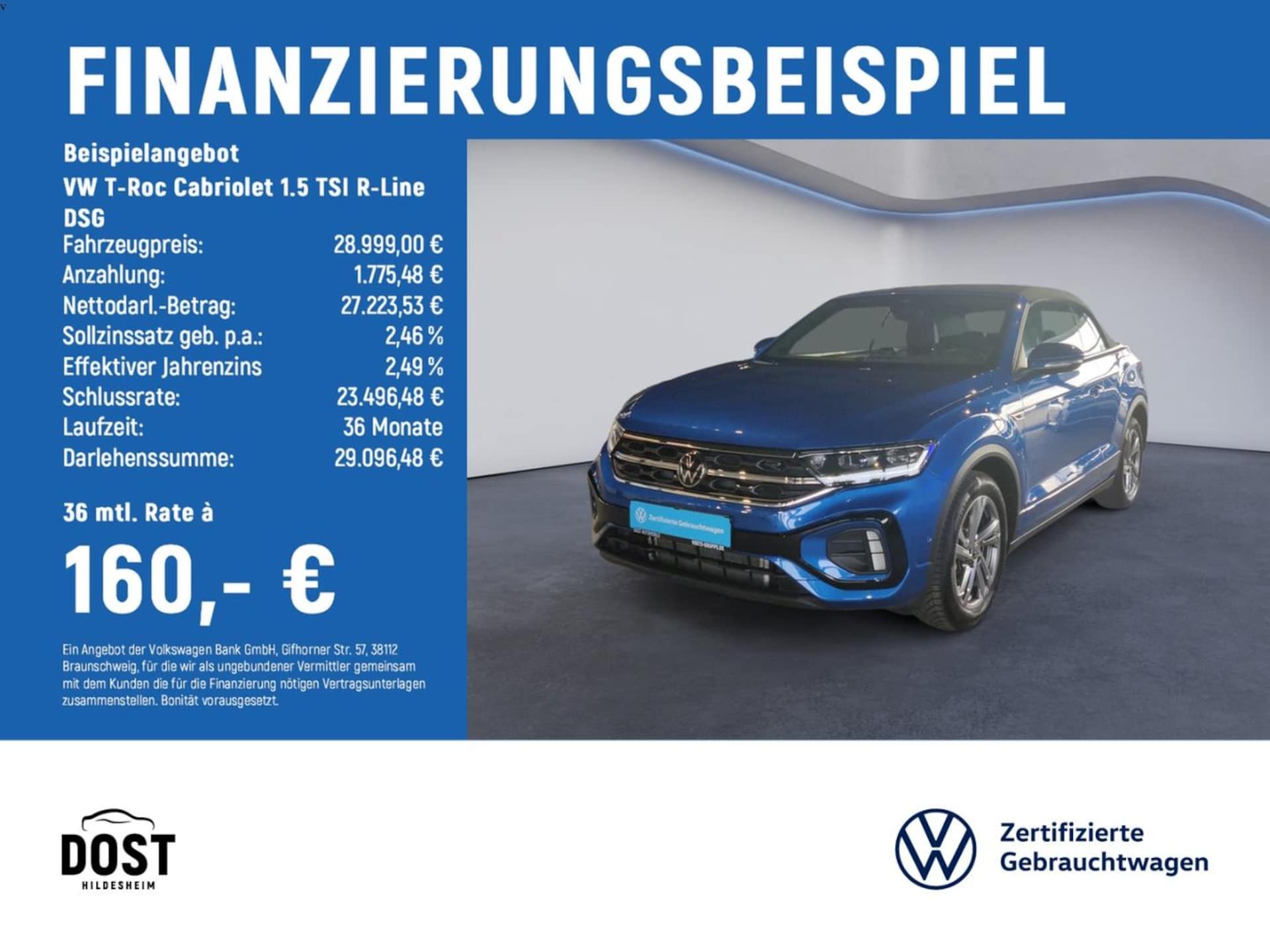 Volkswagen T-Roc Cabriolet R-Line