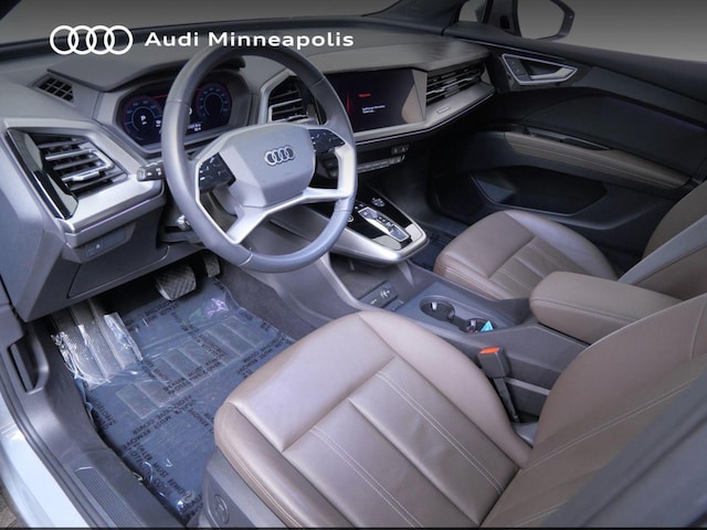 Certified 2023 Audi Q4 e-tron Premium Plus with VIN WA1L2BFZ5PP071053 for sale in Minneapolis, MN