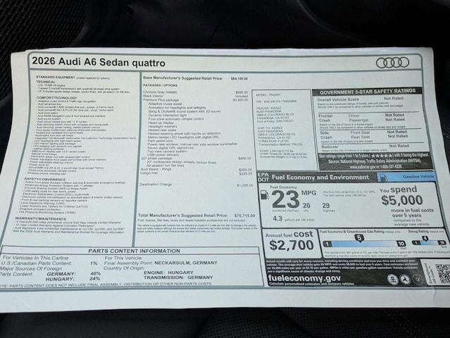 2026 Audi A6 Premium Plus - Photo 18