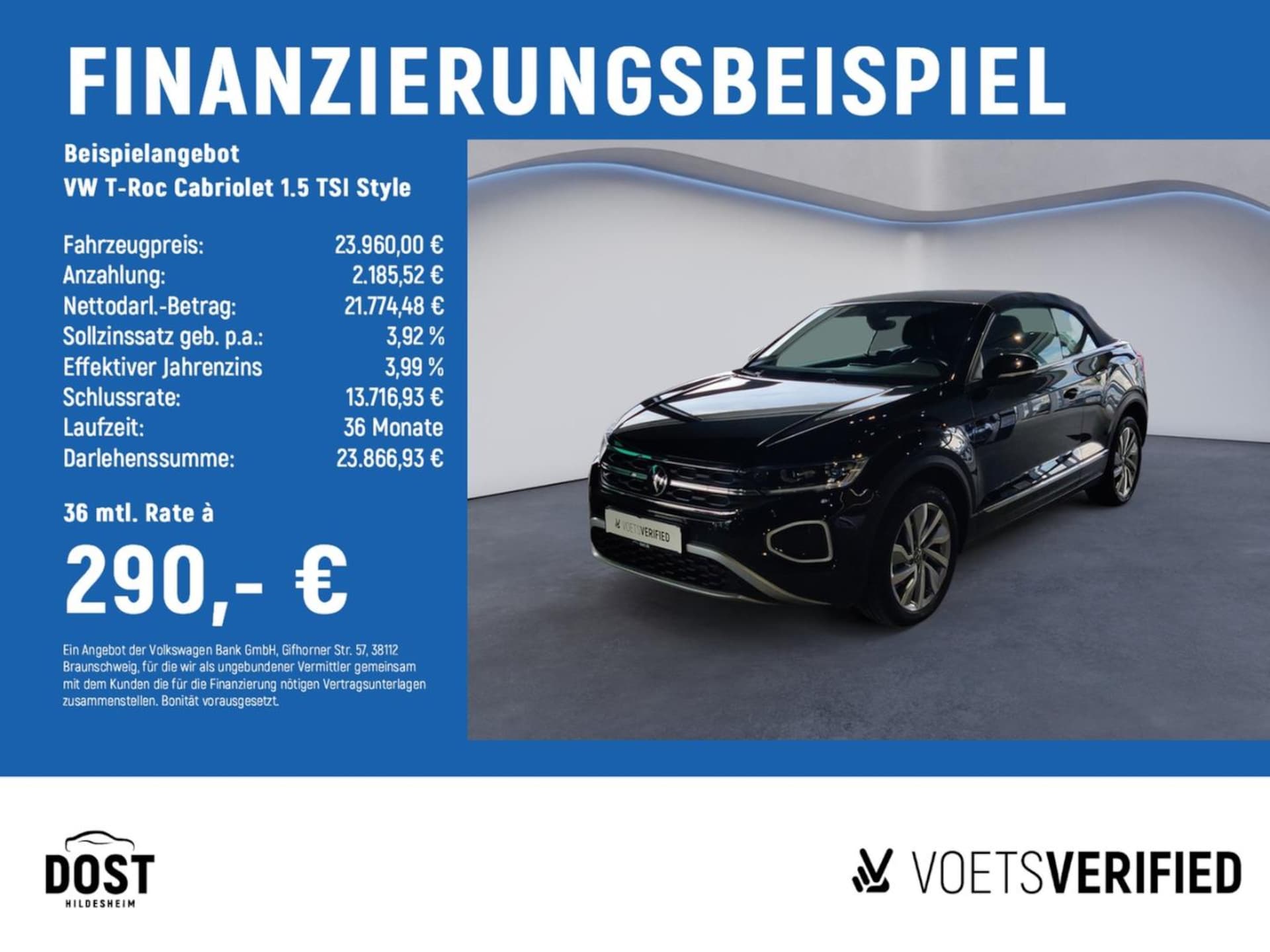Volkswagen T-Roc Cabriolet Style