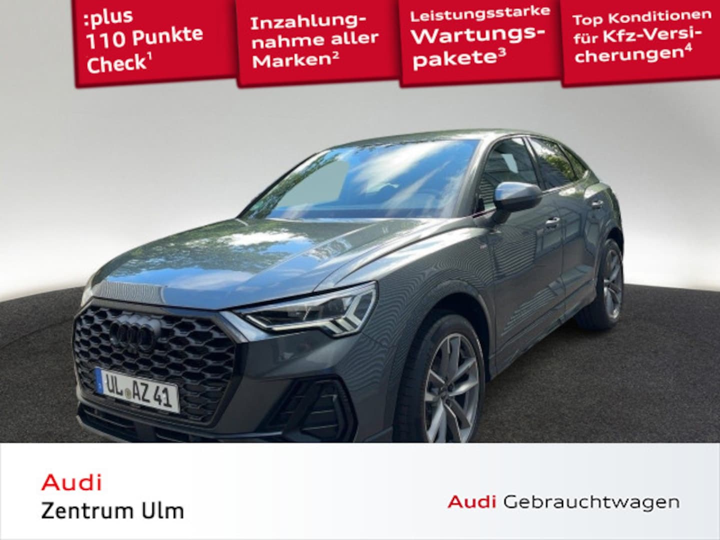 Bild über Audi Q3 Sportback TDI 110 kW S tronic - für weitere Informationen kontaktieren Sie den Audi Partner