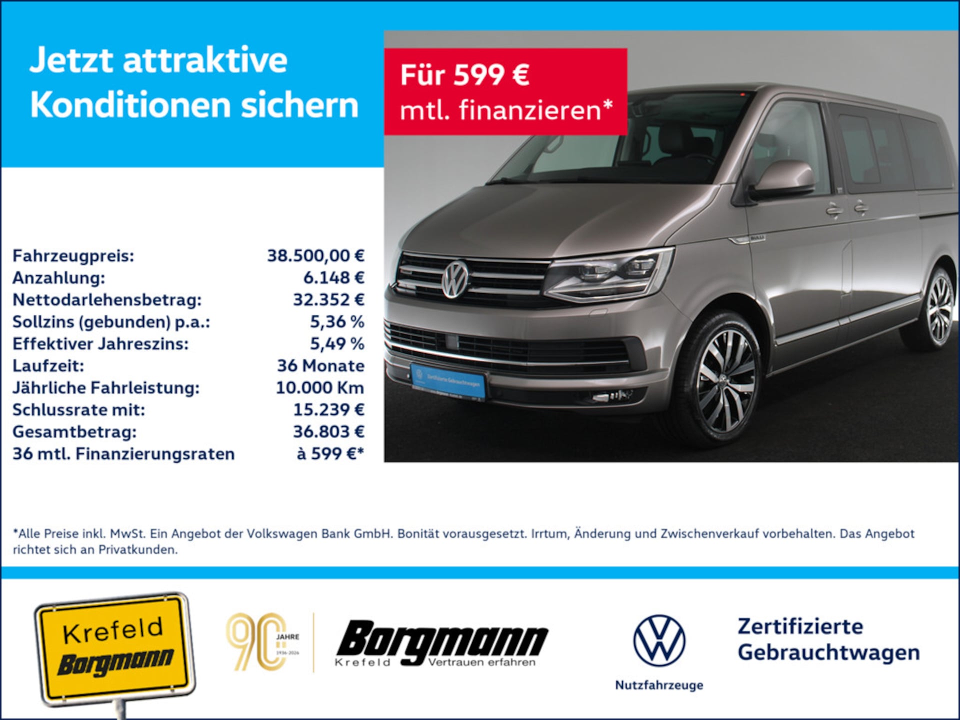 Volkswagen T6 Multivan Comfortline