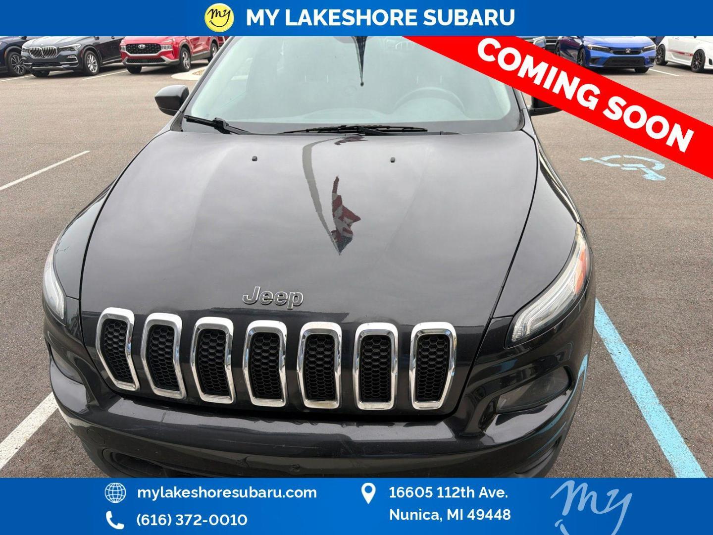 Used 2014 Jeep Cherokee Sport with VIN 1C4PJMAB3EW245818 for sale in Muskegon, MI