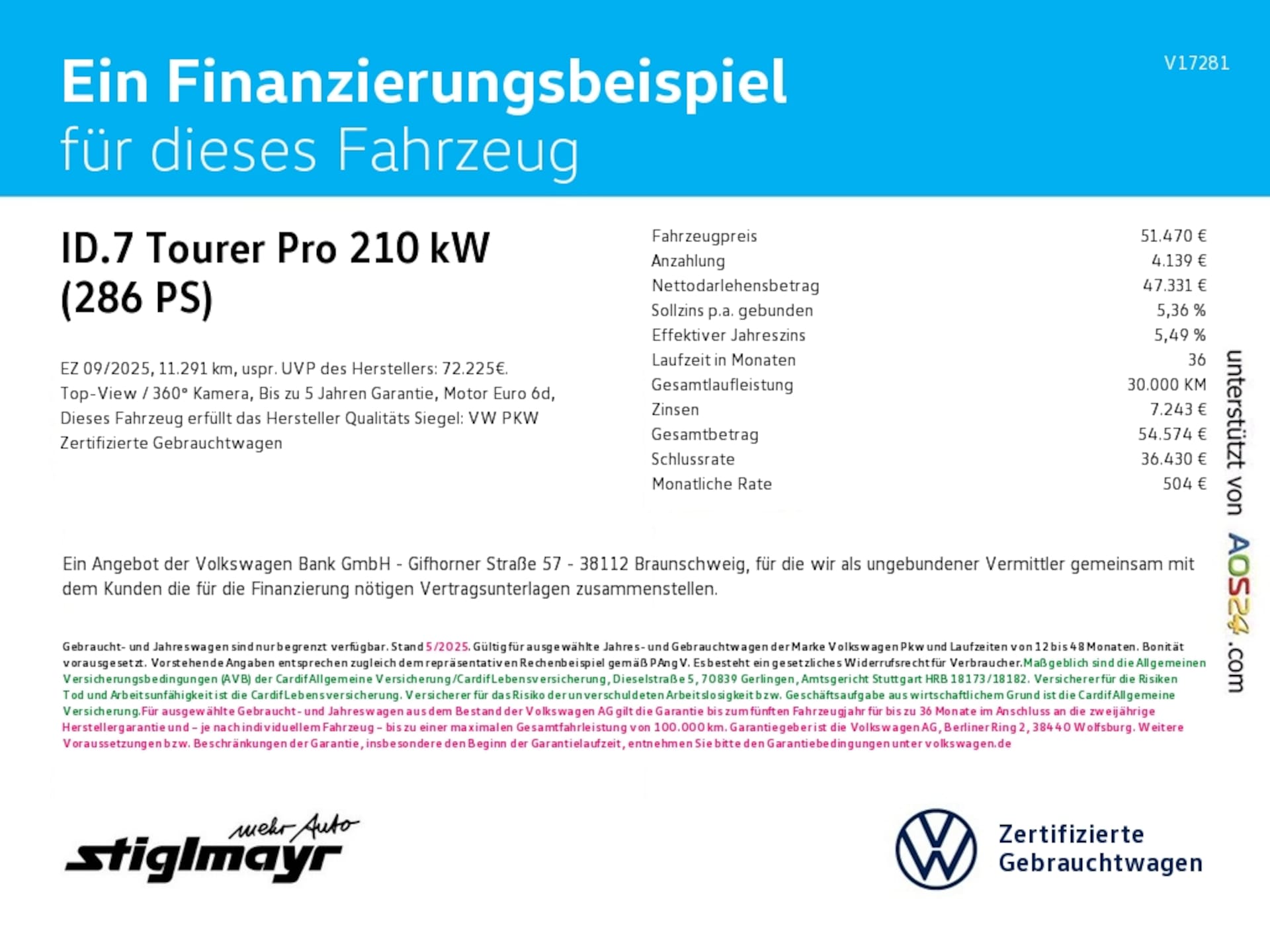 Volkswagen ID.7 Tourer Pro