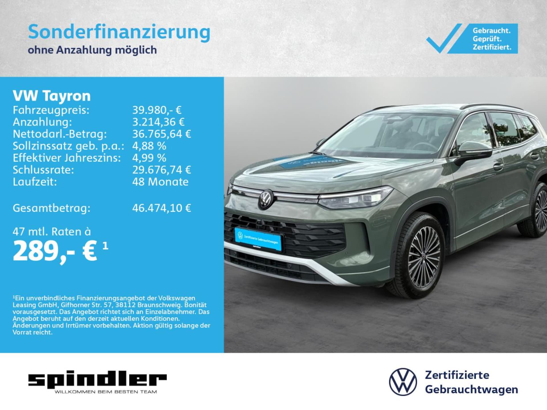 Volkswagen Tayron Life