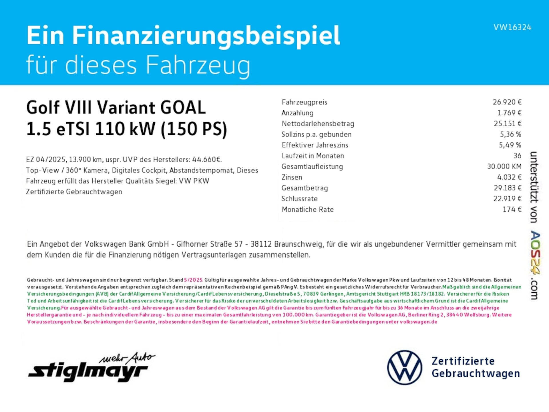 Volkswagen Golf Variant Goal
