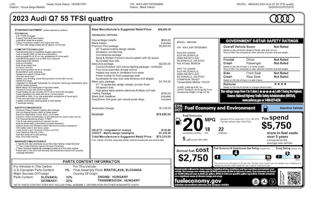 2023 Audi Q7