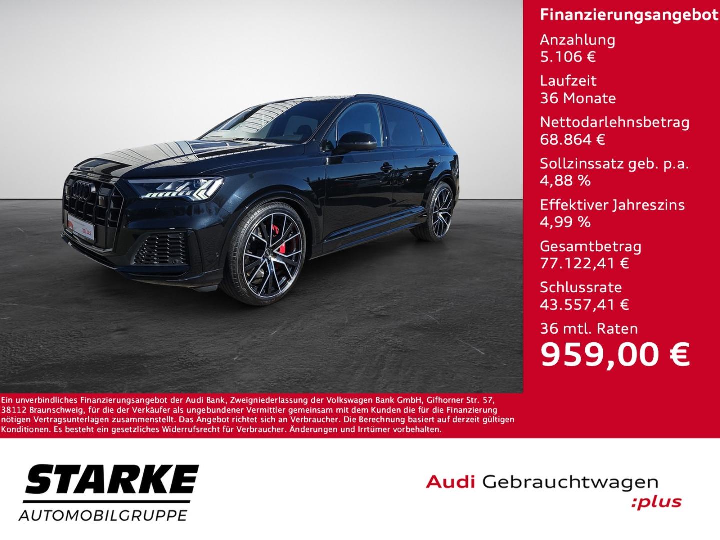 Image about Audi SQ7 TFSI quattro tiptronic