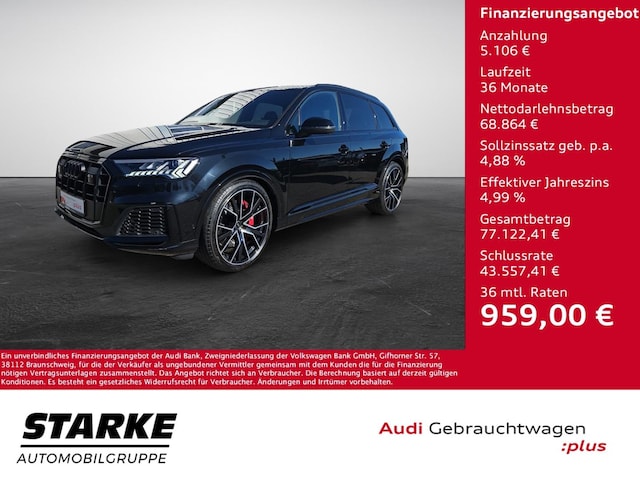 Image about Audi SQ7 TFSI quattro tiptronic