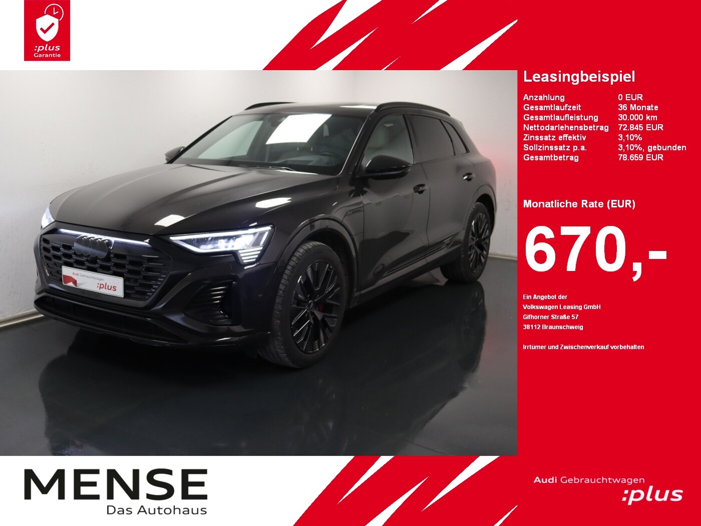 Image about Audi Q8 e-tron S line 55 e-tron quattro