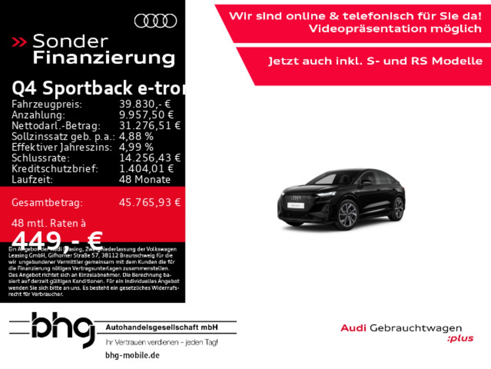 Audi Q4 Sportback e-tron