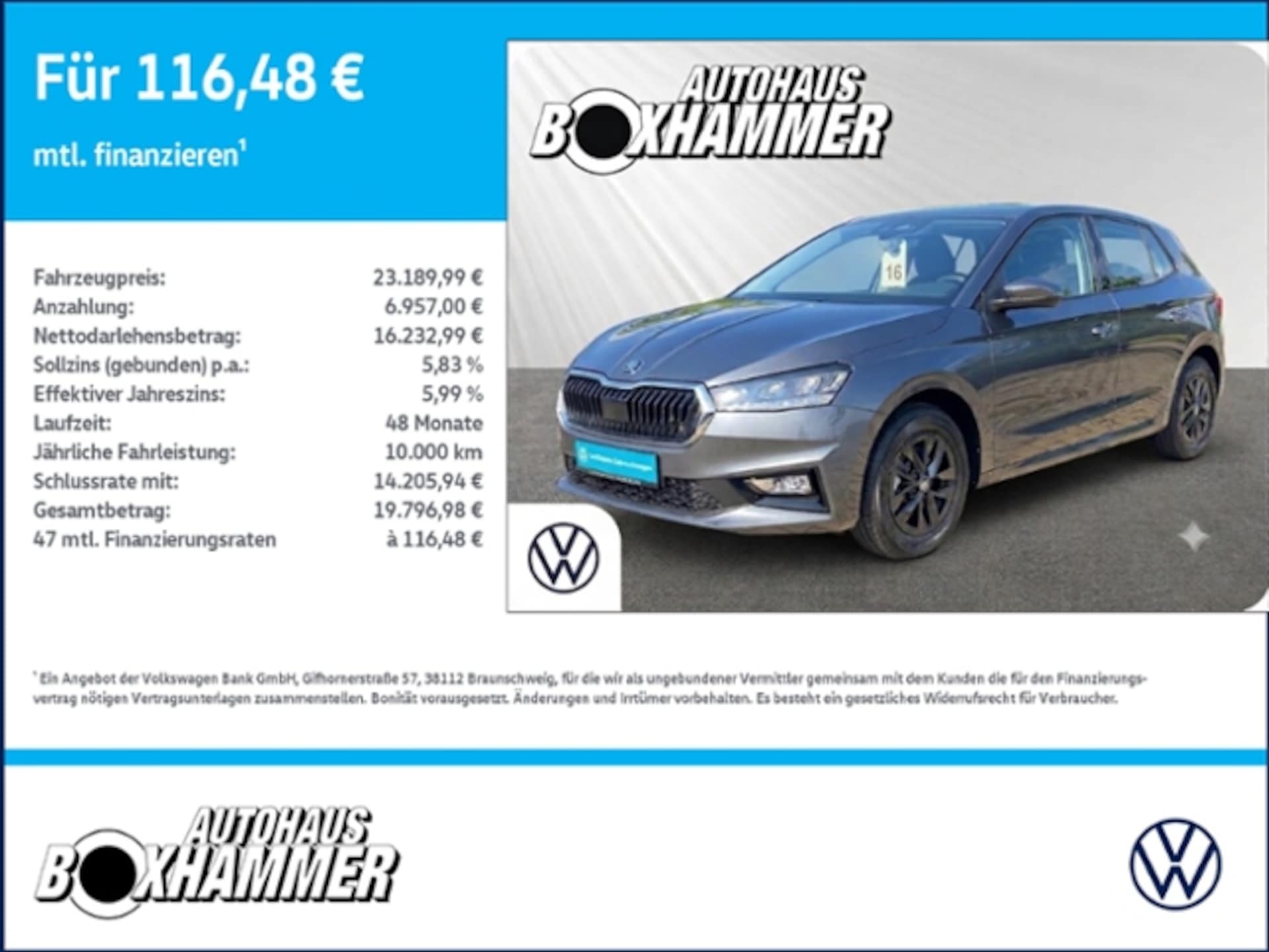 Skoda Fabia Extra Plus