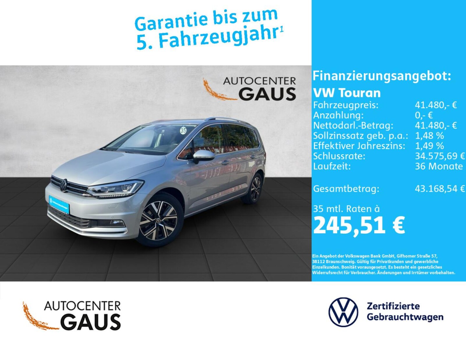 Volkswagen Touran – Bild 2