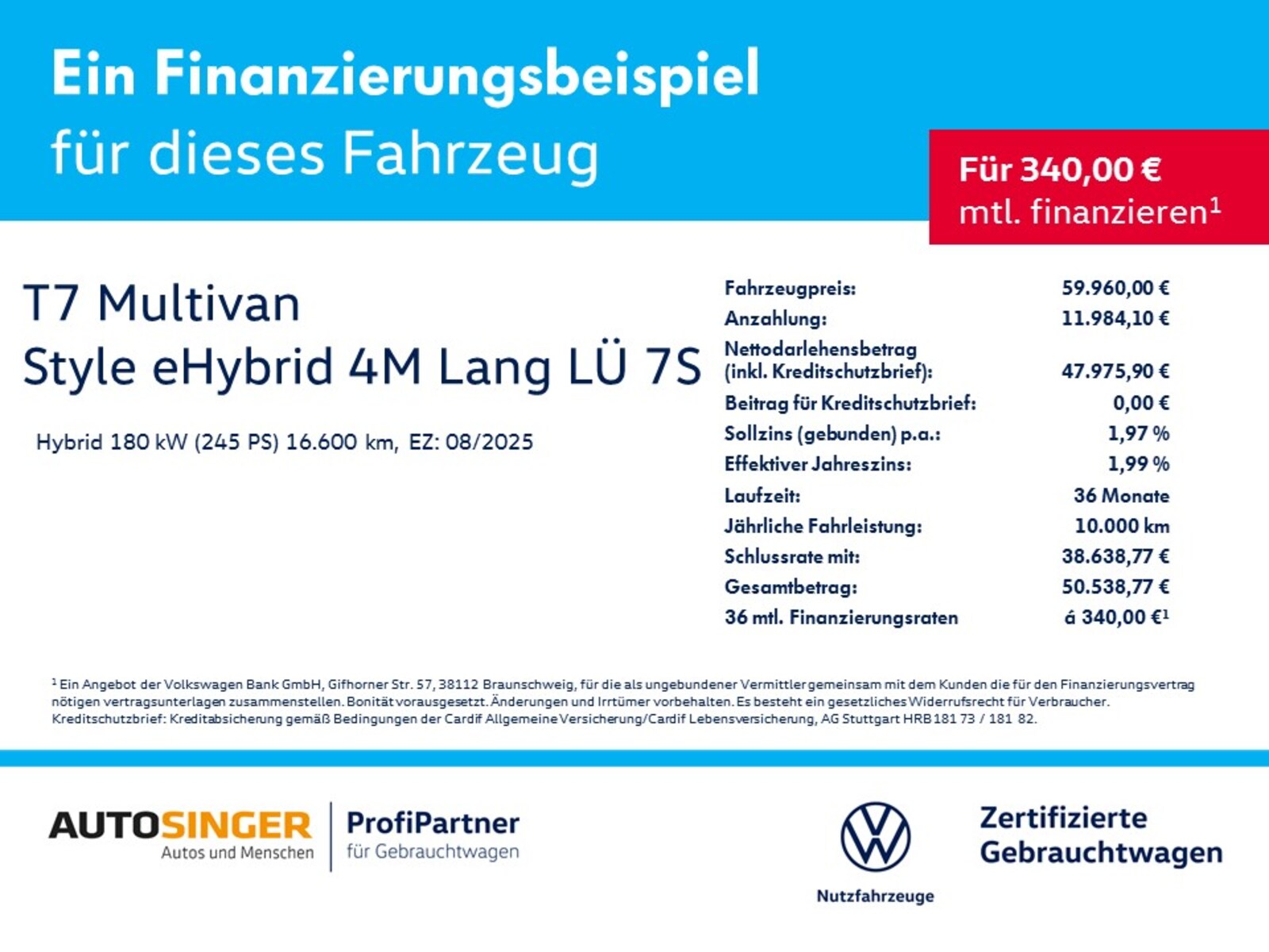 Volkswagen Multivan Langversion – Bild 2
