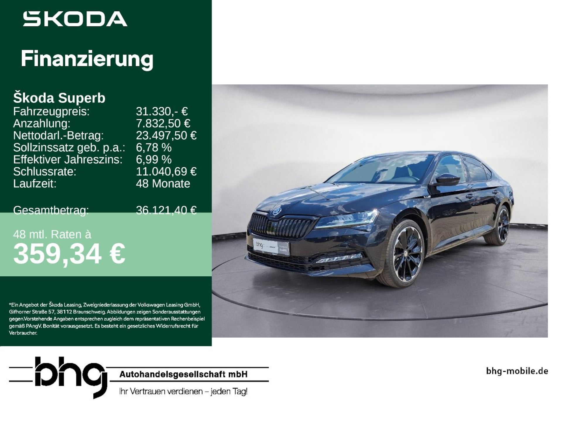 Skoda Superb Sportline
