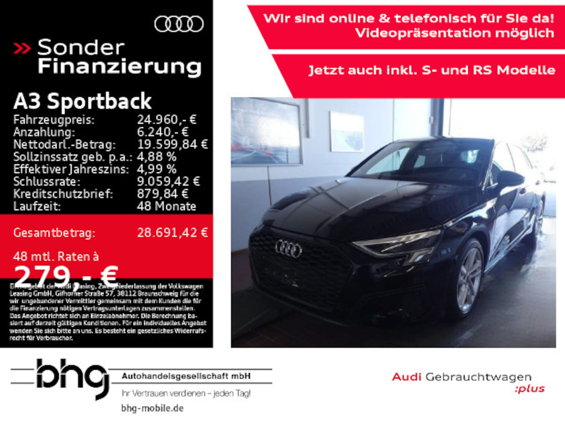 Audi A3 Sportback Advanced