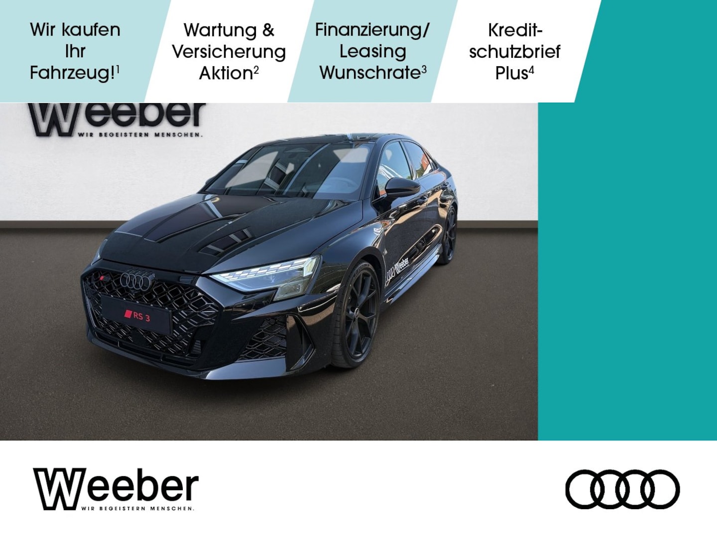 Bild über Audi RS 3 Limousine TFSI quattro 294 kW S tronic - für weitere Informationen kontaktieren Sie den Audi Partner