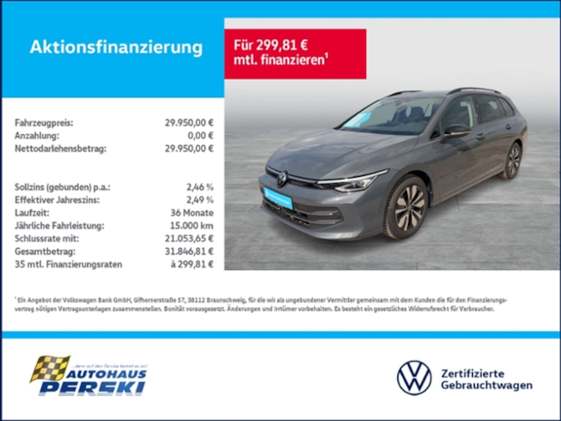 Volkswagen Golf Variant Goal
