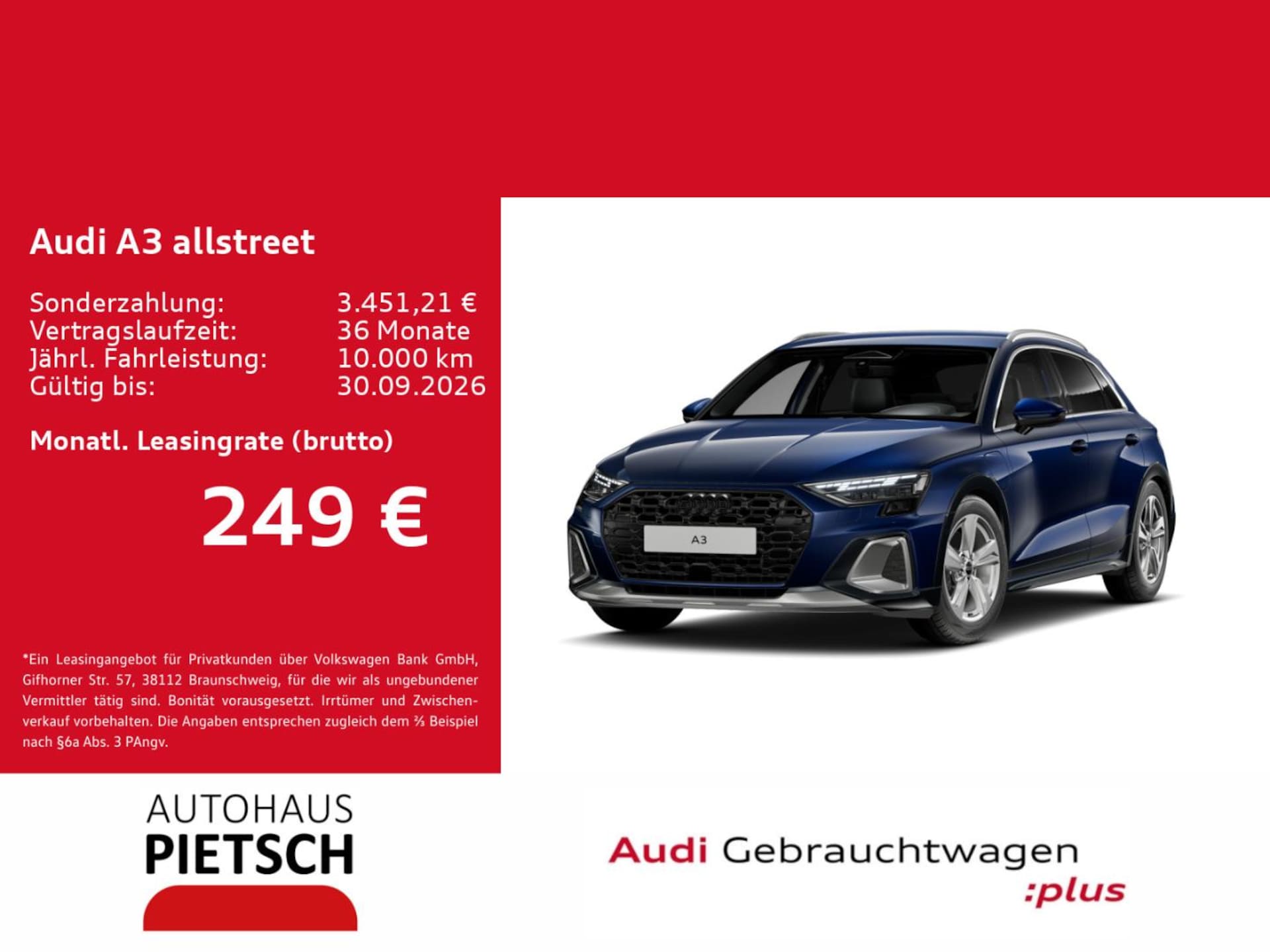 Audi A3 allstreet TFSI e