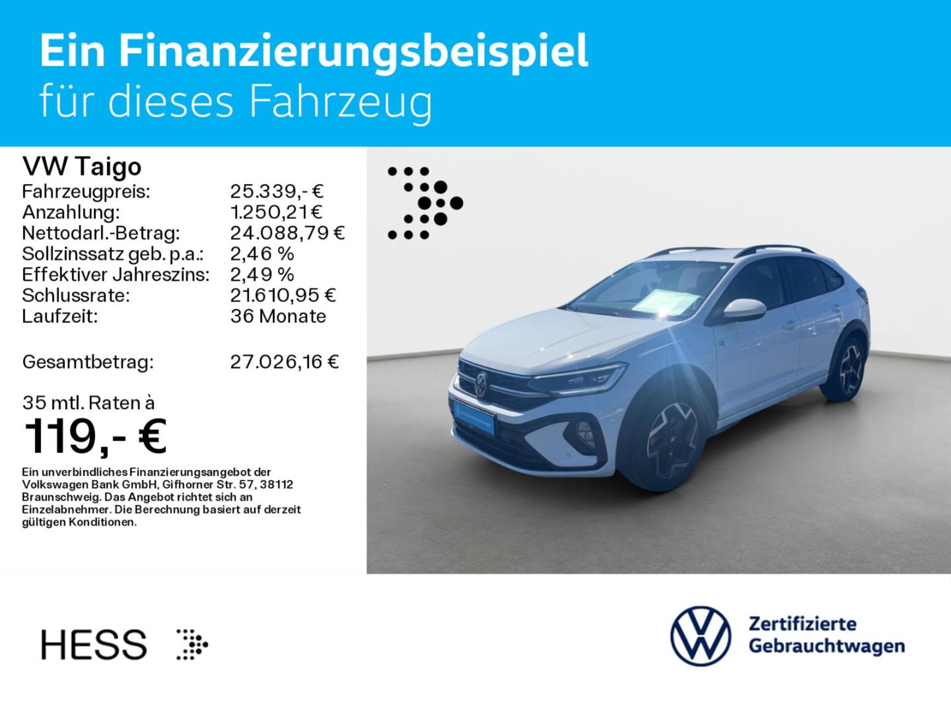 Volkswagen Taigo R-Line
