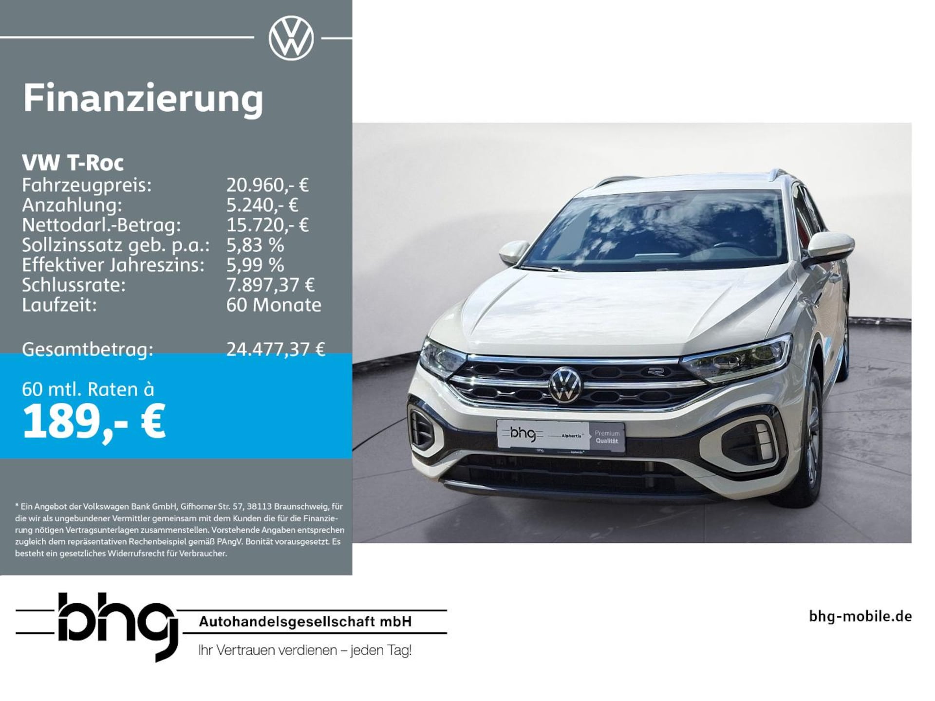 Volkswagen T-Roc R-Line