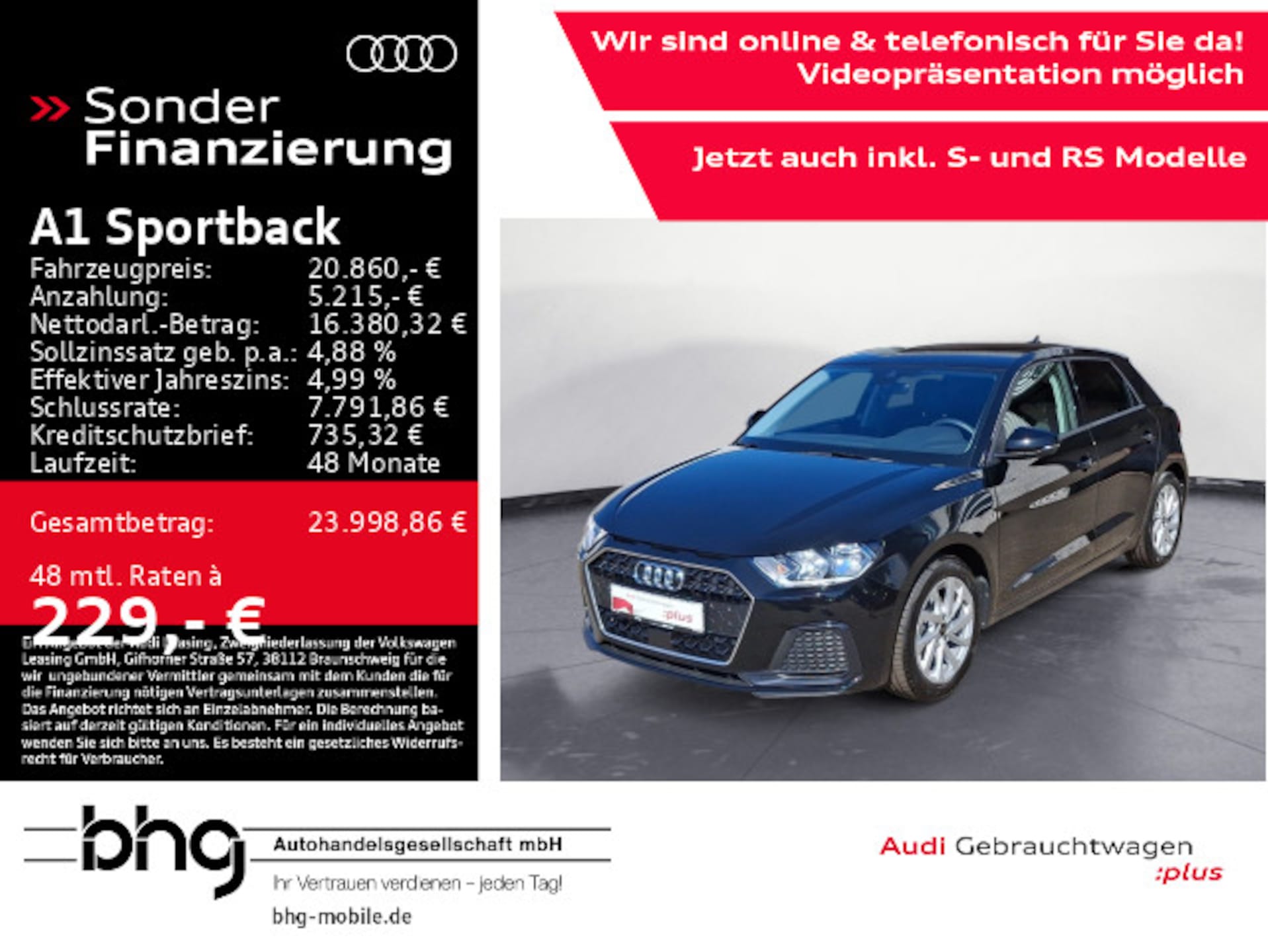 Audi A1 Sportback Advanced