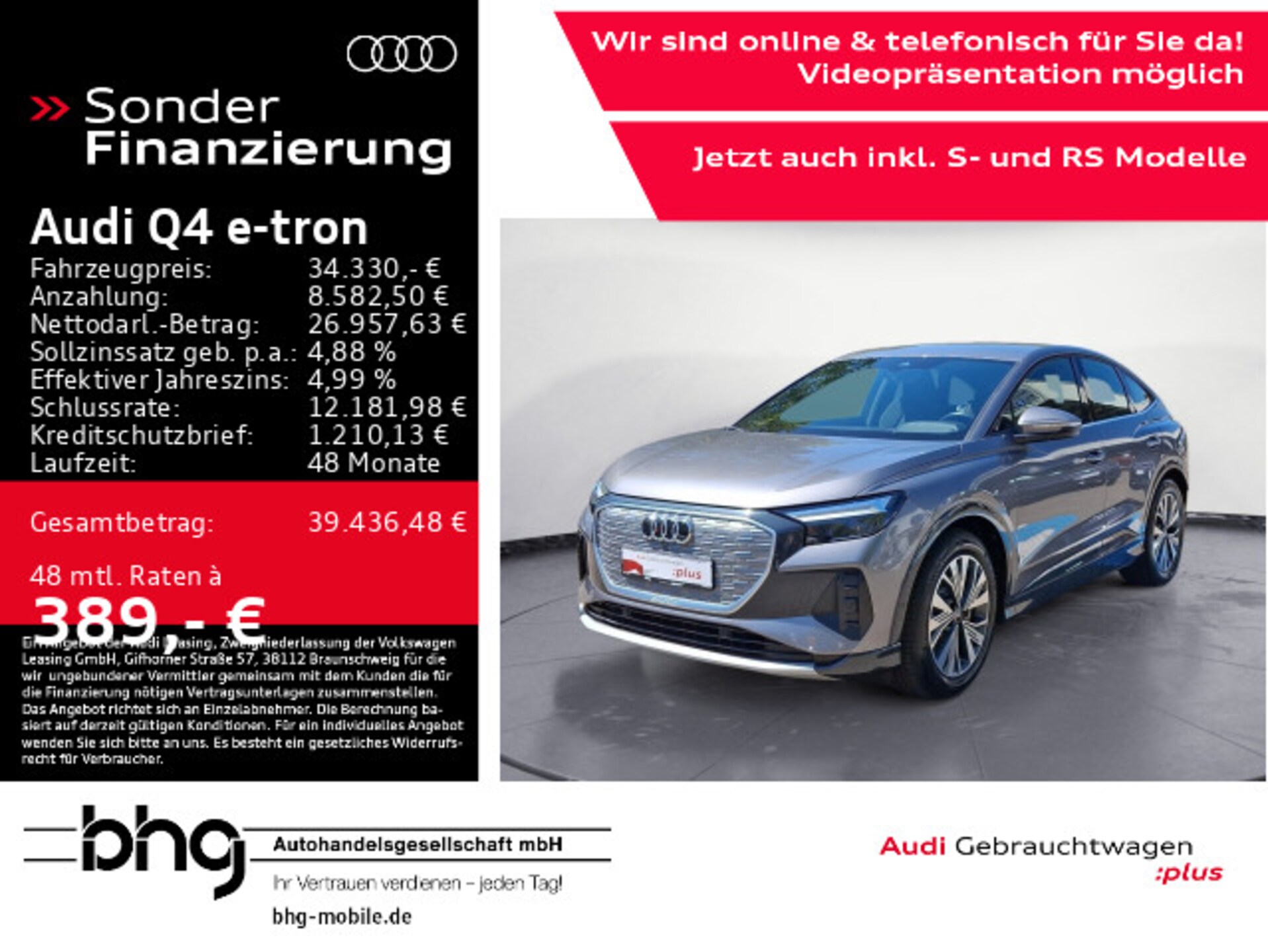 Audi Q4 Sportback e-tron