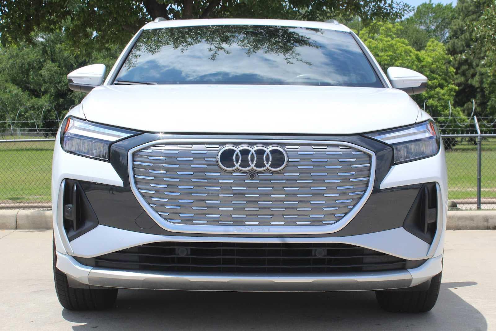 Certified 2024 Audi Q4 e-tron Premium Plus with VIN WA1L2BFZ7RP016834 for sale in Houston, TX
