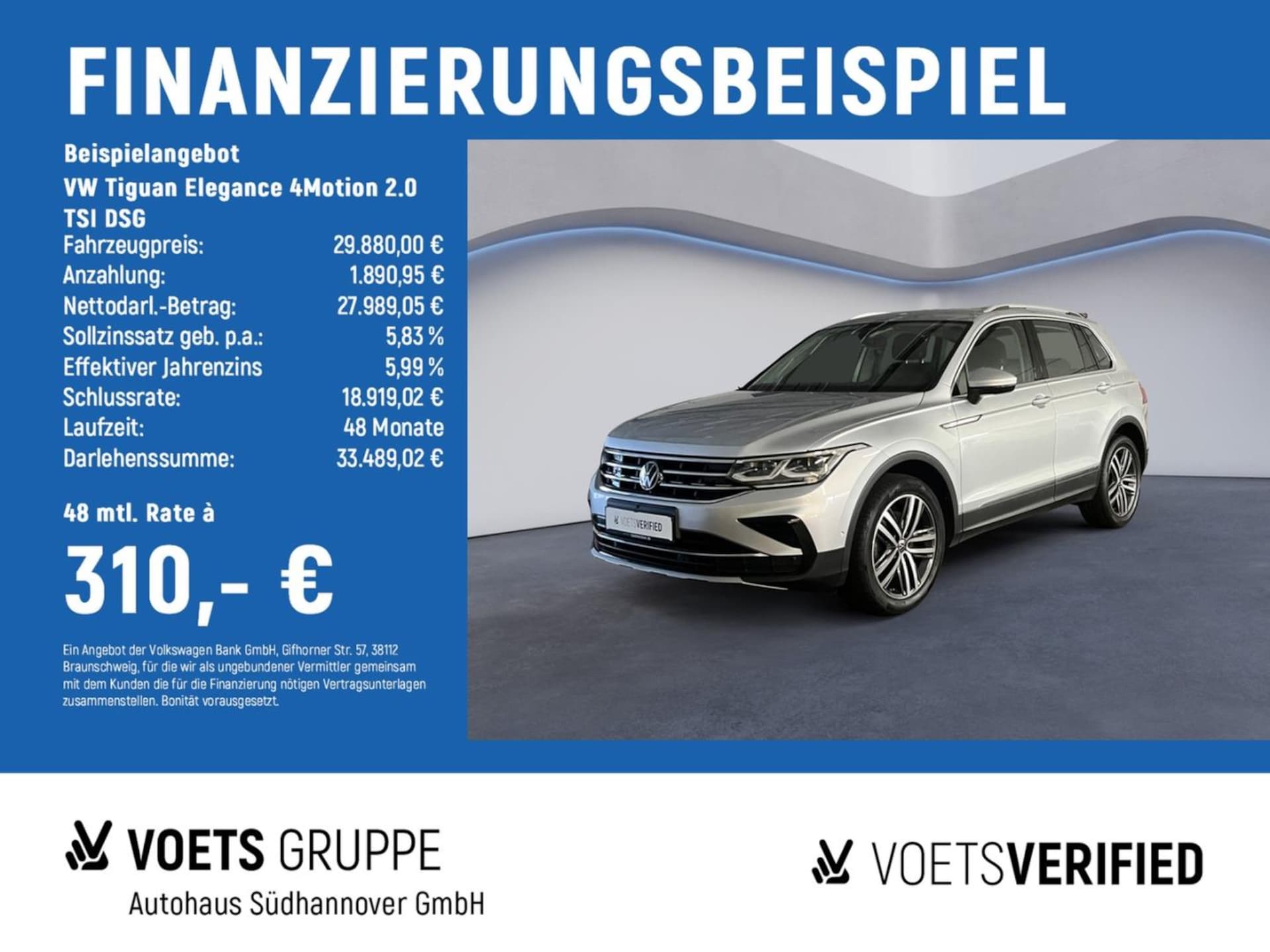 Volkswagen Tiguan — Volkswagen Tiguan Tiguan Elegance 4Motion 2.0 TSI DSG STANDHZG+AHK