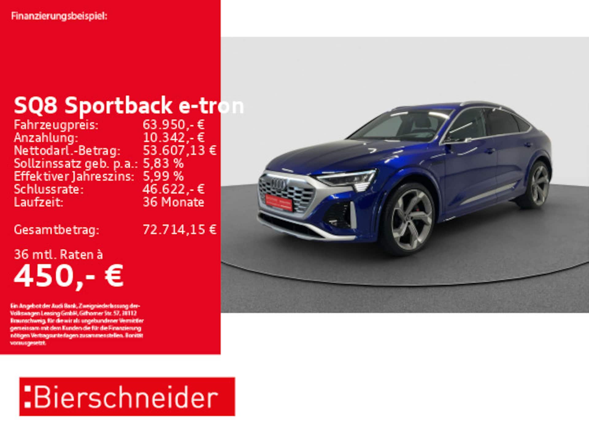 Audi SQ8 Sportback e-tron 2023