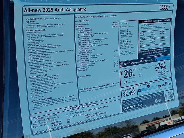 2025 Audi A5 Premium Plus - Photo 20