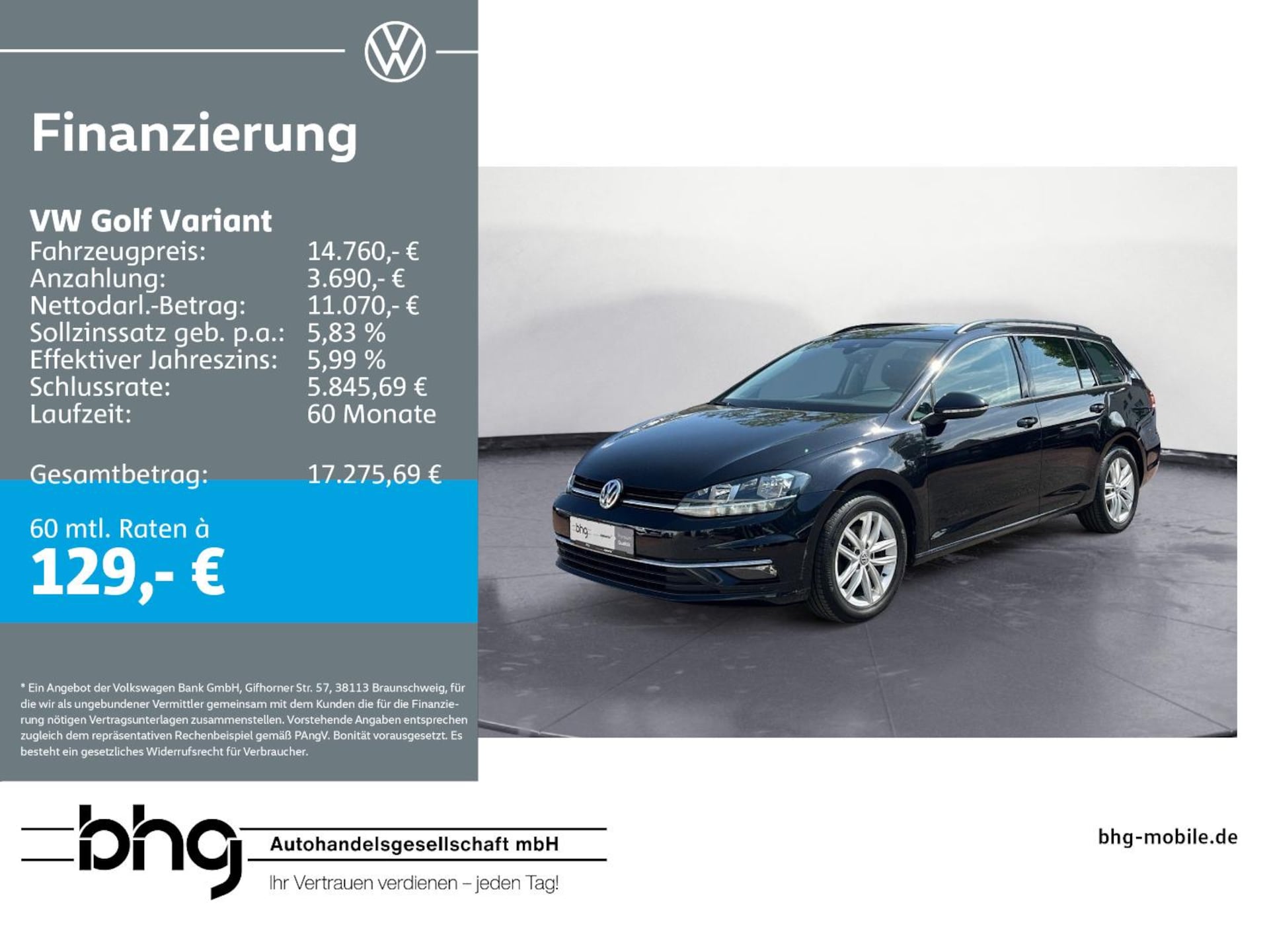 Volkswagen Golf Variant Comfortline