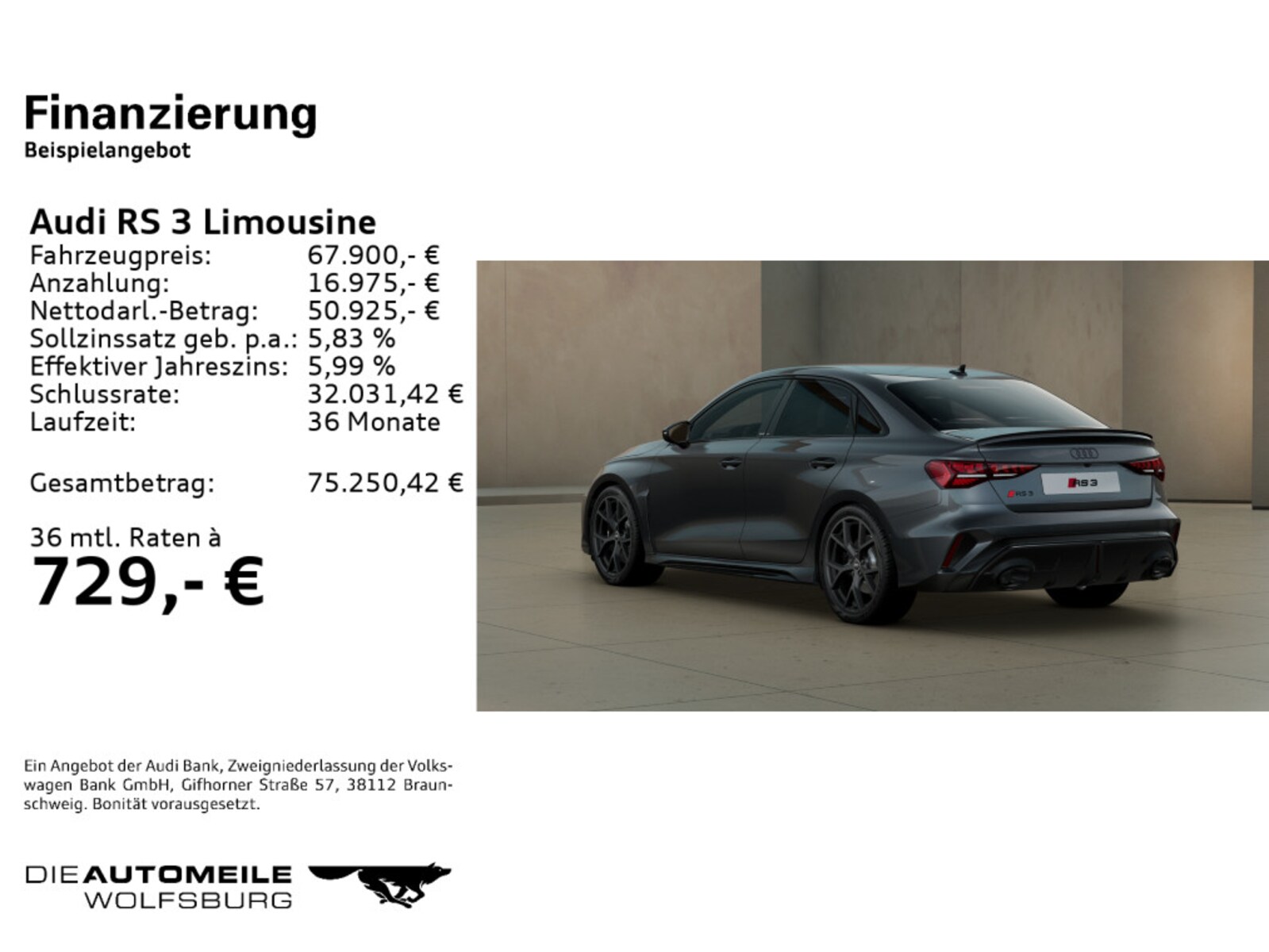 Audi RS 3 Limousine – Bild 2