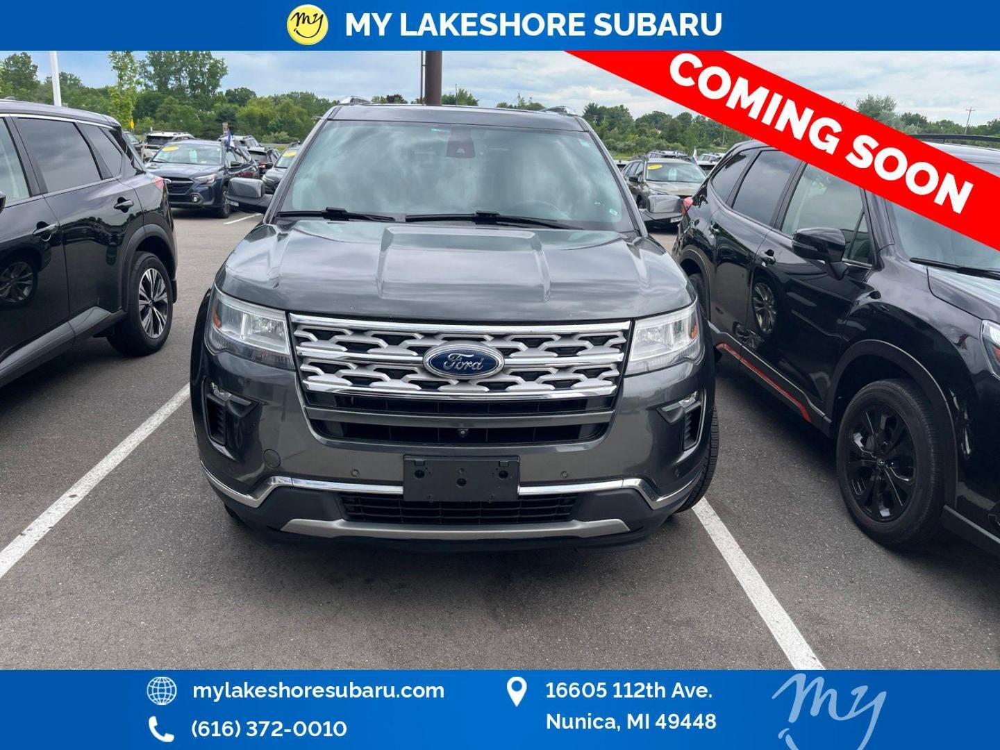 Used 2018 Ford Explorer Limited with VIN 1FM5K8F84JGC13386 for sale in Muskegon, MI