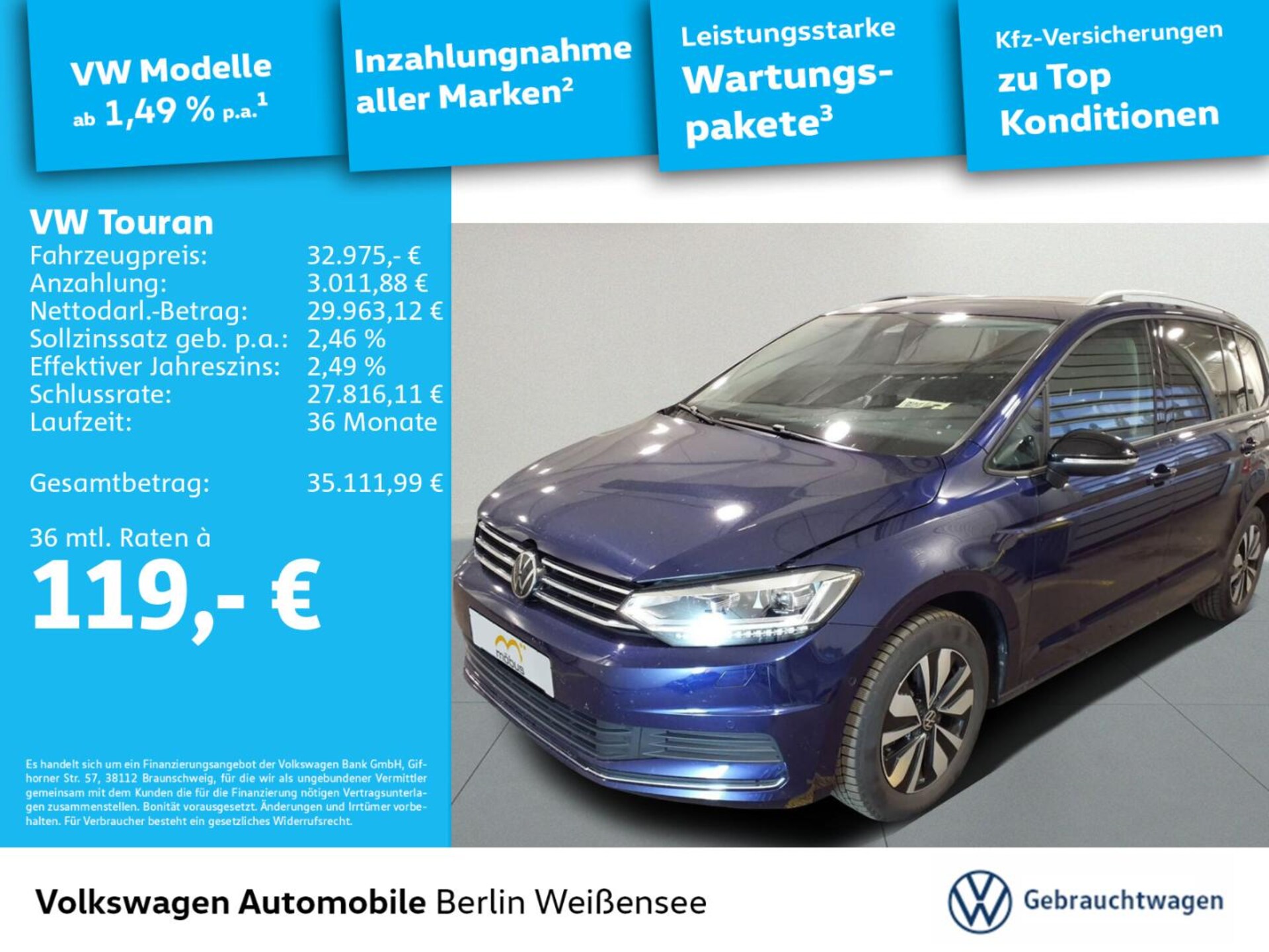 Volkswagen Touran Comfortline
