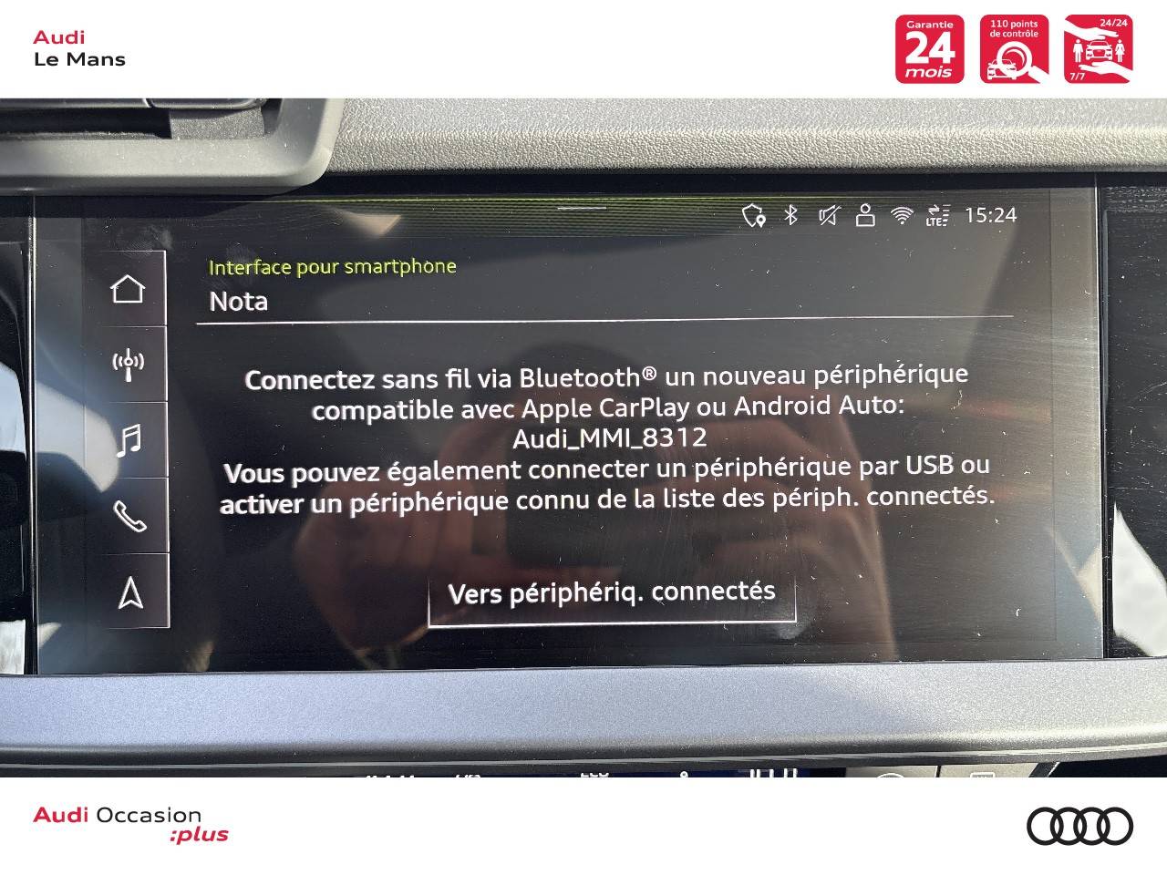 Image about Audi A3 Sportback S line 35 TDI 110 kW (150 ch) S tronic