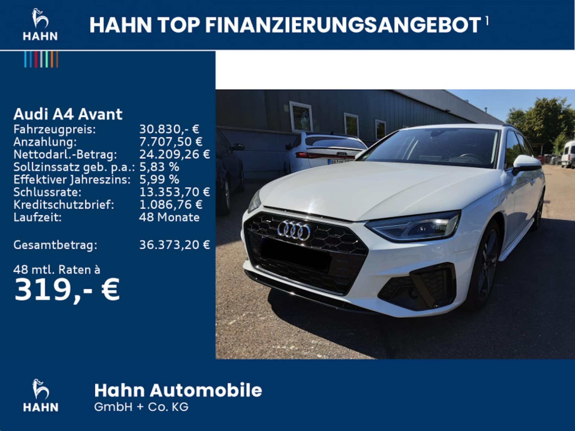 Audi A4 Avant S line