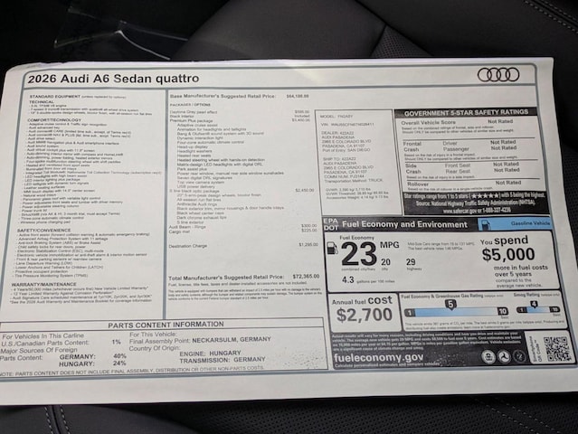 2026 Audi A6 Premium Plus - Photo 18
