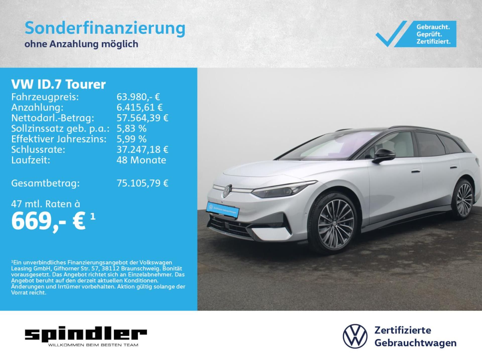 Volkswagen ID.7 Tourer Pro S