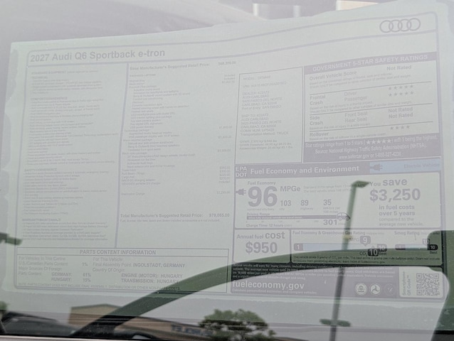 2027 Audi Q6 Sportback e-tron
