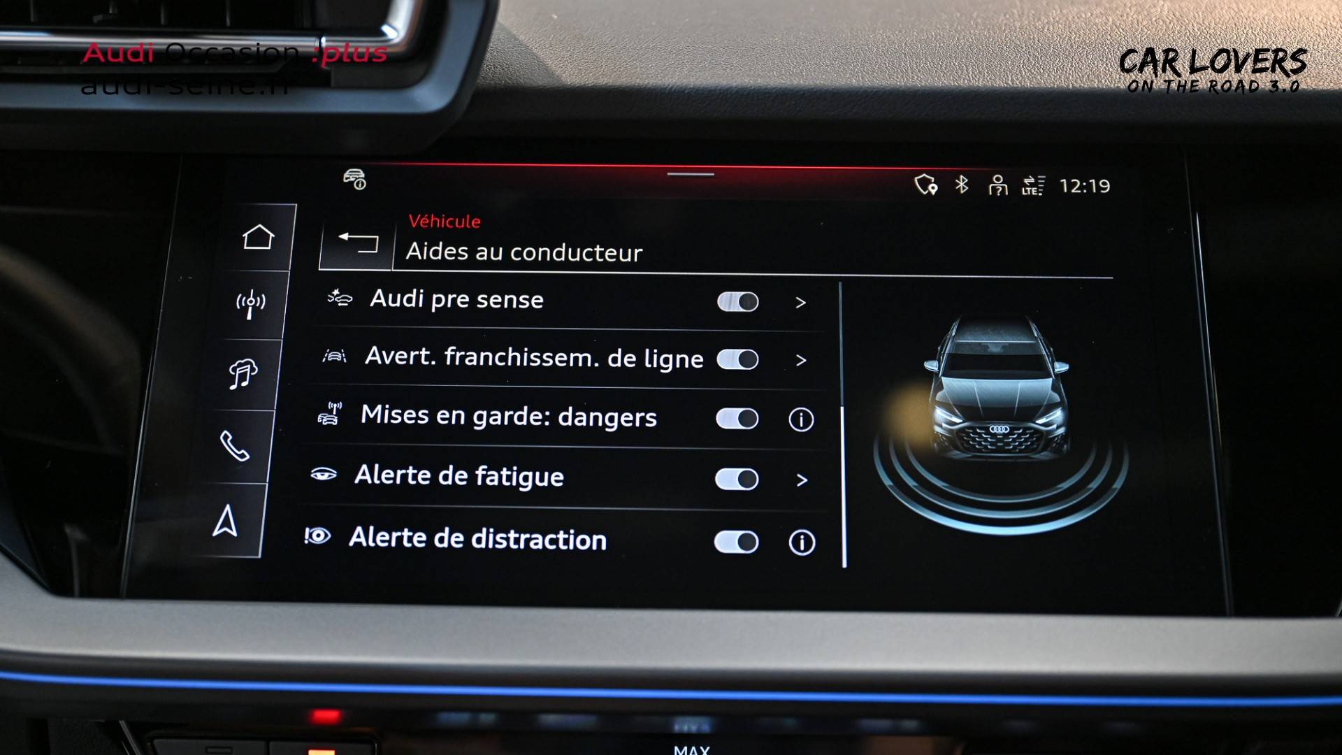 Image about Audi A3 Sportback S line 35 TFSI Hybride 110 kW (150 ch) S tronic