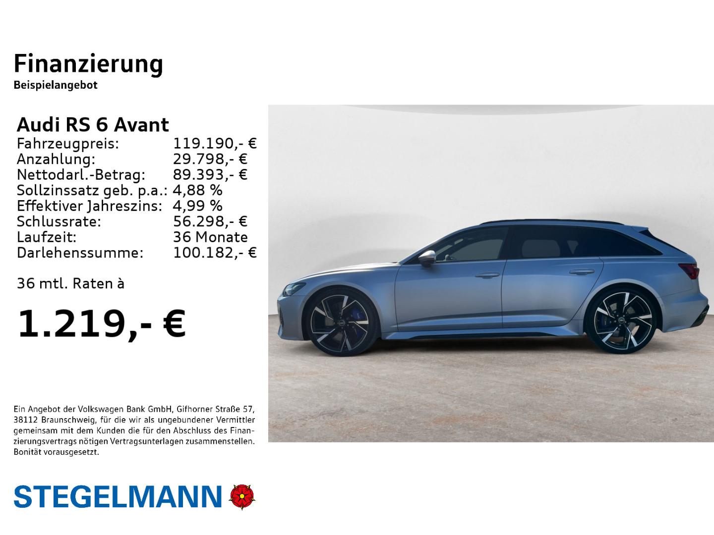 Image about Audi RS 6 Avant performance TFSI quattro tiptronic