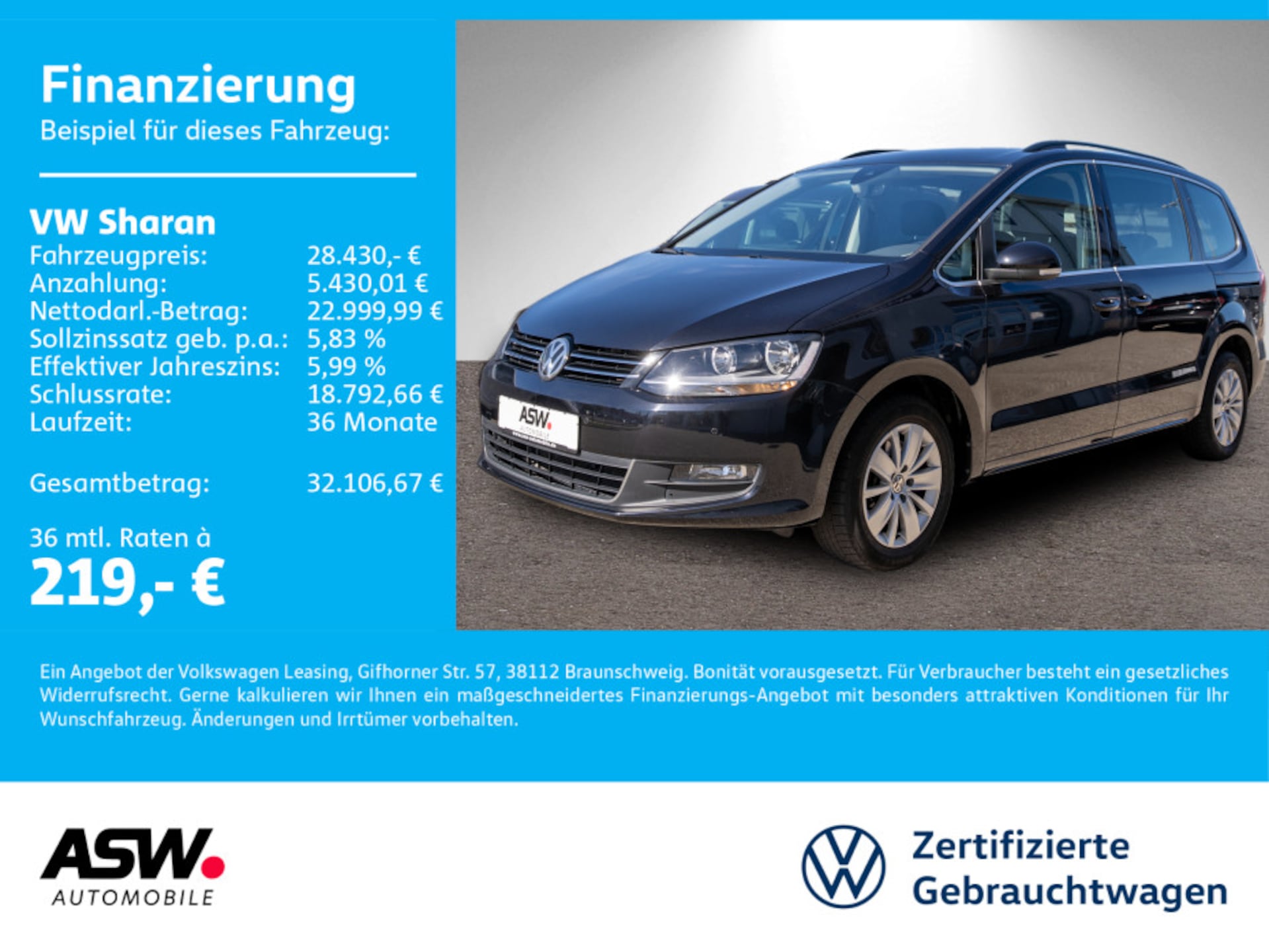 Volkswagen Sharan — Volkswagen Sharan Sharan Comfortline 1.4 TSI DSG Navi PDC AHK 7-S