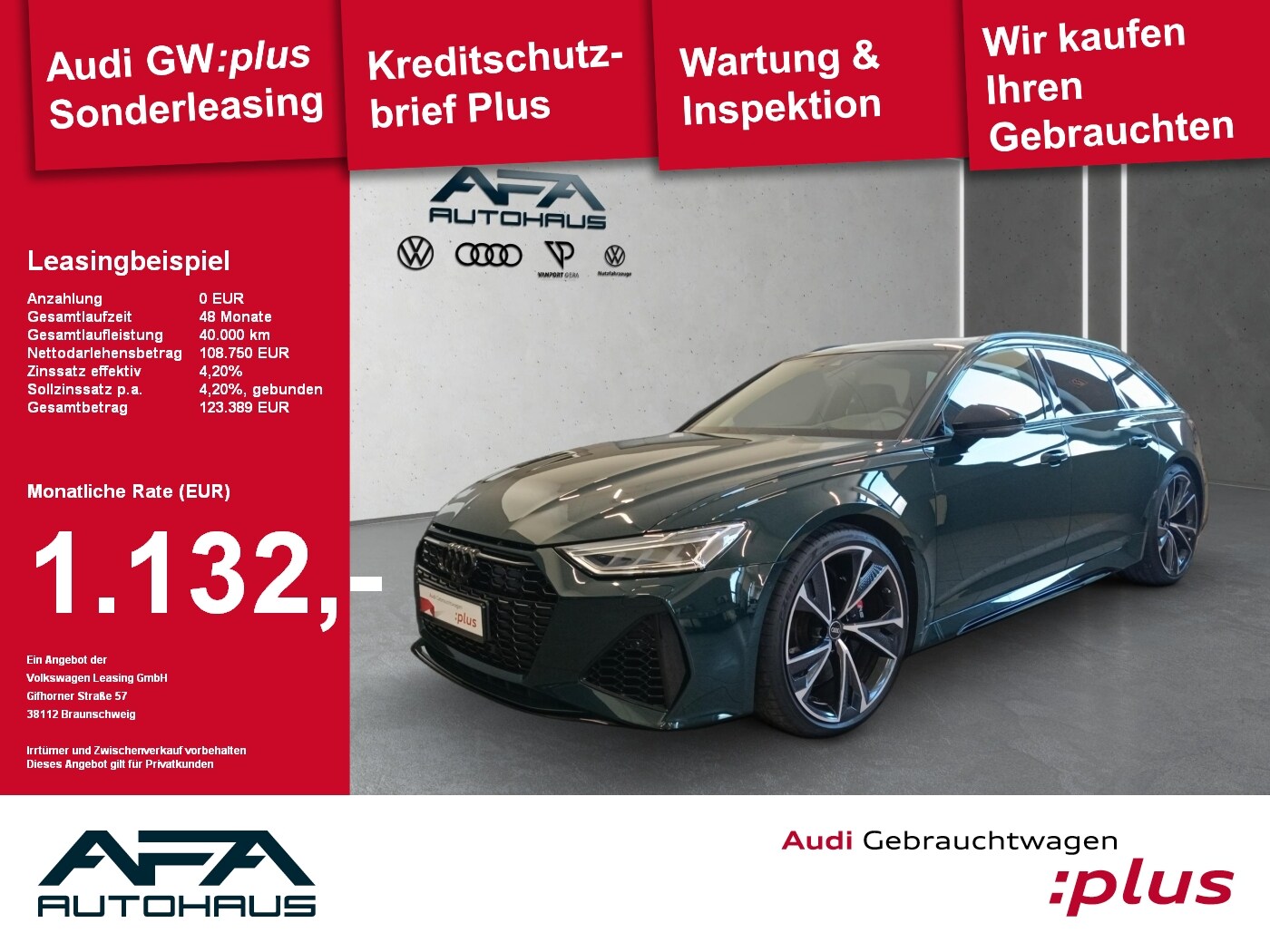 Image about Audi RS 6 Avant TFSI quattro tiptronic