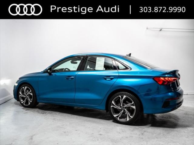 Used 2023 Audi A3 Sedan Premium Plus with VIN WAUHUDGY4PA107581 for sale in Lakewood, CO